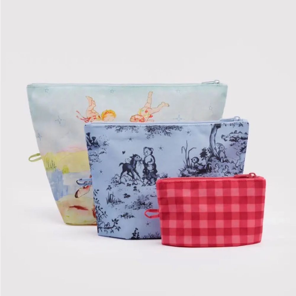 ISO Molly Goddard x Baggu Go Pouches and Small Cloud Carry On